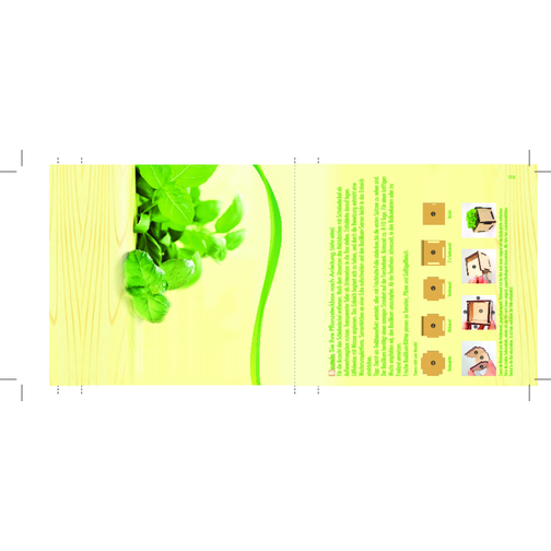 Pflanzsteckbox Green , beige, Holz, Kokosfaser, Pappe, Folie, Samen, 12,20cm x 1,35cm x 11,90cm (Länge x Höhe x Breite), Bild 6