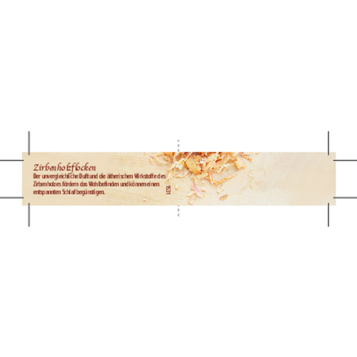 Zirbenholz-Säckchen , natur, Baumwolle,  Holz,  Papier, 8,00cm x 3,00cm x 11,00cm (Länge x Höhe x Breite), Bild 2