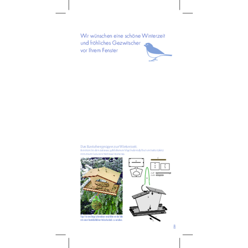 Mangiatoia per uccelli artigianale, Immagine 2