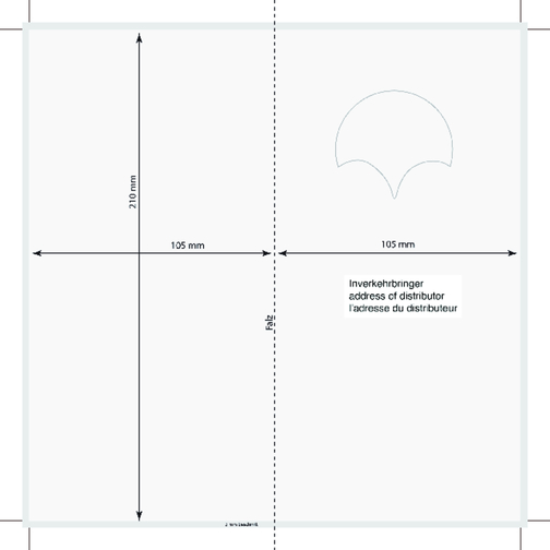 Nussbreaker-Karte , weiß, Papier, Edelstahl, Gummi, 10,50cm x 21,00cm (Länge x Breite), Bild 3