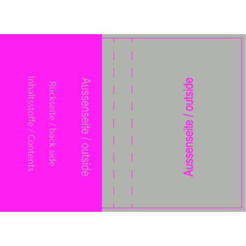 Werbekarte Visitenformat Mit Abreissperforation , Trolli, aus weissem Karton mit Abreissperforation, 0,90cm x 5,50cm x 8,50cm (Länge x Höhe x Breite), Bild 3