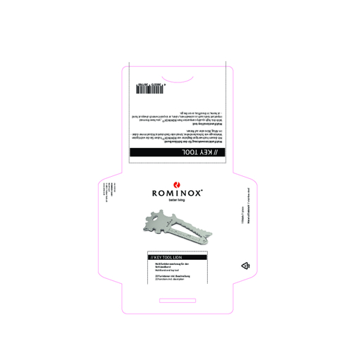 Set de cadeaux / articles cadeaux : ROMINOX® Key Tool Lion (22 functions) emballage à motif Outils, Image 18
