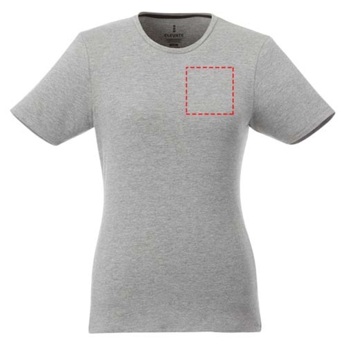 Balfour short sleeve women s organic t-shirt, Obraz 13