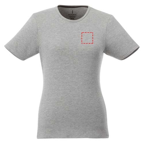 Balfour short sleeve women s organic t-shirt, Obraz 9