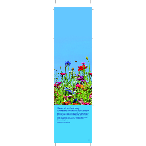 Bienen-Festmahl , blau, Ton, Kokosfaser, Folie, Samen, Papier, 10,00cm x 8,50cm x 10,50cm (Länge x Höhe x Breite), Bild 2