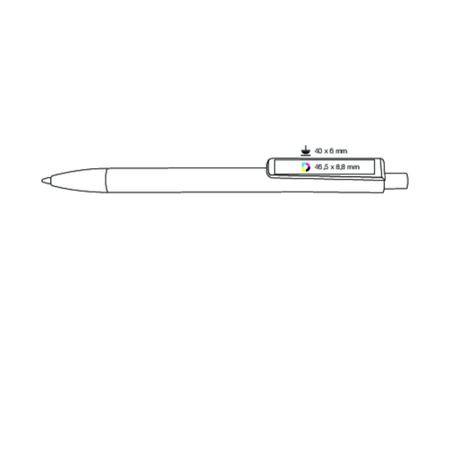 Kugelschreiber IONOS SOFT , Ritter-Pen, schwarz, ABS-Kunststoff, 14,30cm (Länge), Bild 4