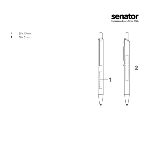 senator® Arvent Soft Touch utdragbara biros, Bild 4