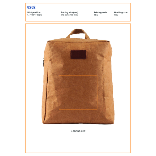 Sac à dos en papier laminé Samanta, Image 10