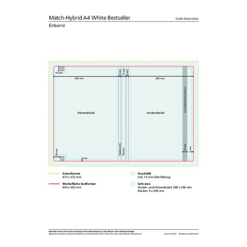 Calendrier de livres Match-Hybrid A4 Bestseller, brillant, gris argenté, Image 3