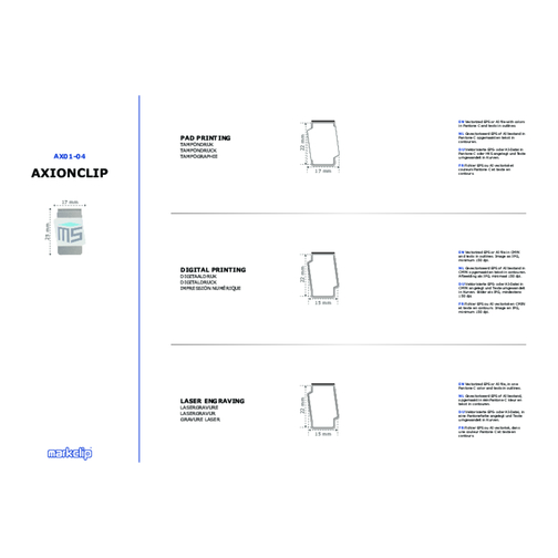 Paperclip Axionclip Cuboide, Immagine 4