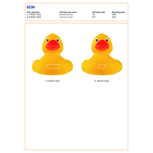 Canard en PVC Mirta, Image 4