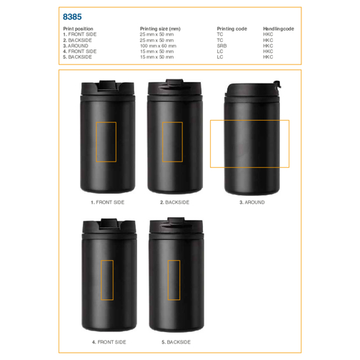 Mug isotherme en acier inoxydable Gisela, Image 5