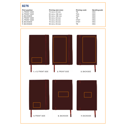 Carnet A5 avec couverture souple en PU Mireia, Image 2