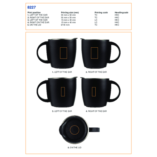 Mug étanche double paroi Rania, Image 2