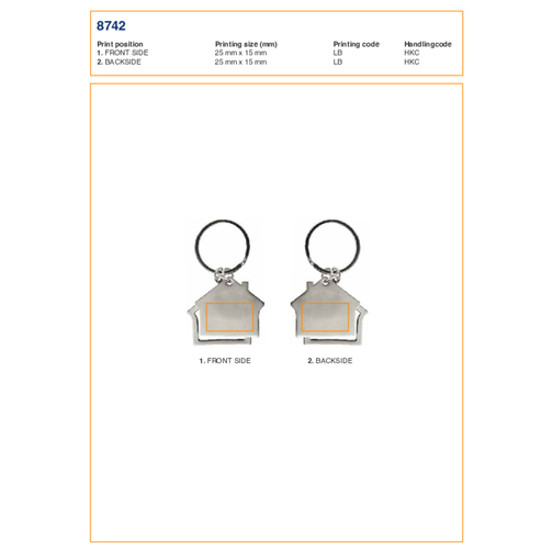 Porte-clés en métal Amaro, Image 3