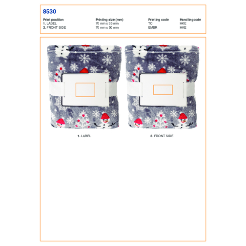 Couverture en polyester de 260 g/m² Michelle, Image 3