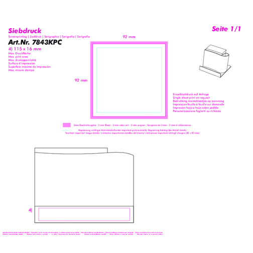 Support pour Smartphone et tablette avec collecteur de fiches, Image 4