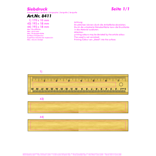 Set de dessin dans plumier en bois, Image 3
