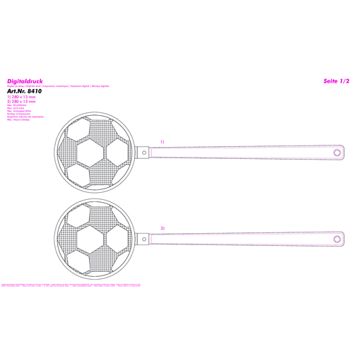 Fluesmækker 'Fodbold', Billede 3