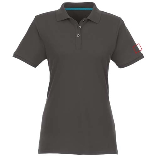 Polo bio recyclé manches courtes femme Beryl, Image 17
