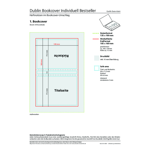 Kombi-Set Dublin Individuell Bestseller, Bookcover Gloss-individuell , individuell, 7,80cm x 10,50cm (Länge x Breite), Bild 2
