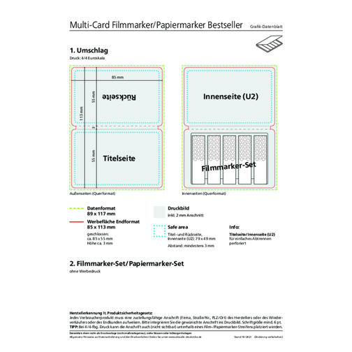 Multi-Card Paper Marker bestselger, Softcover blank, Bilde 2