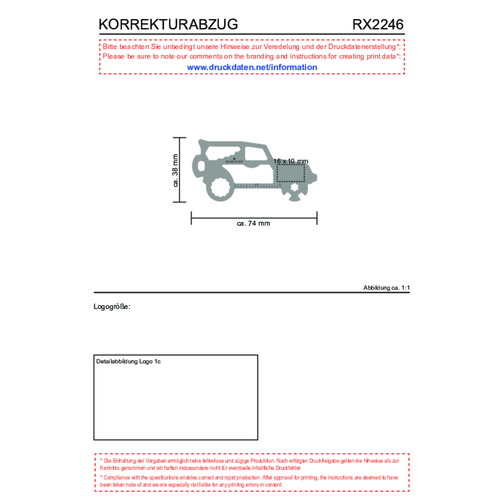 Set de cadeaux / articles cadeaux : ROMINOX® Key Tool SUV (19 functions) emballage à motif Super D, Image 15
