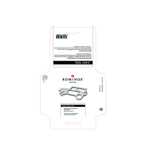 Set de cadeaux / articles cadeaux : ROMINOX® Key Tool SUV (19 functions) emballage à motif Super D, Image 17