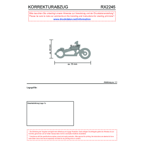 Set de cadeaux / articles cadeaux : ROMINOX® Key Tool Motorbike (21 functions) emballage à motif S, Image 16