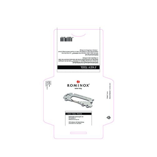 Set de cadeaux / articles cadeaux : ROMINOX® Key Tool Truck (22 functions) emballage à motif Happy, Image 17