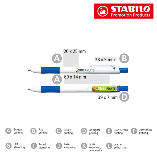 STABILO Concept Image Kugelschreiber , Stabilo, Kunststoff, 14,50cm x 1,60cm x 1,20cm (Länge x Höhe x Breite), Bild 4