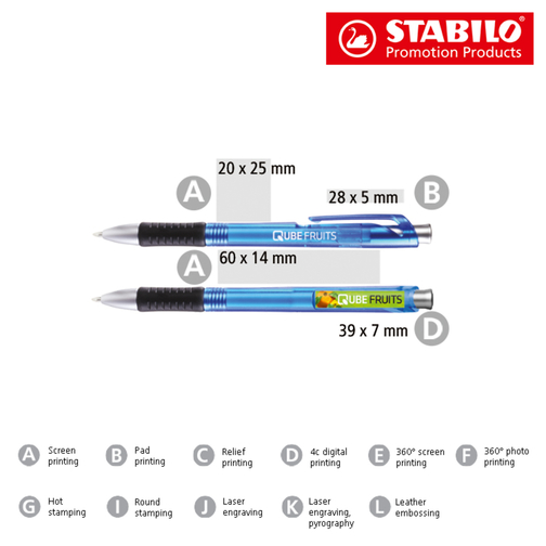 STABILO Concept Frozen Kugelschreiber , Stabilo, transparent lila, Kunststoff, 14,50cm x 1,40cm x 1,20cm (Länge x Höhe x Breite), Bild 4