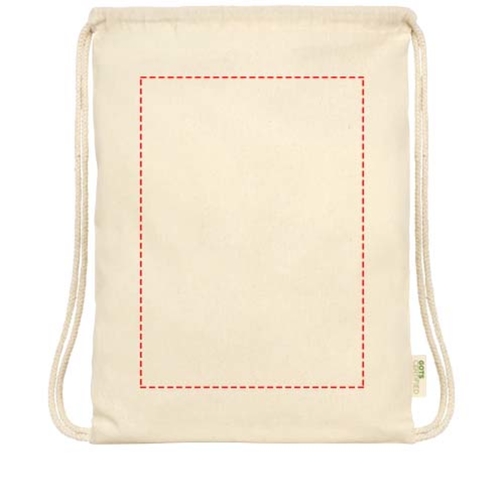 Orissa 100 g/m² Sac à dos en coton biologique avec cordon 5L, Image 8