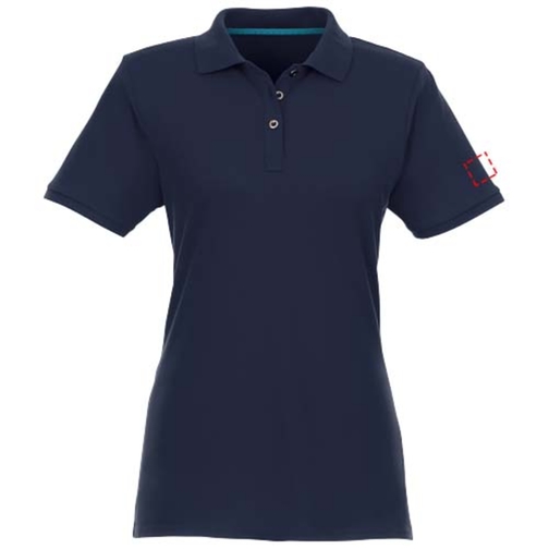 Polo bio recyclé manches courtes femme Beryl, Image 17