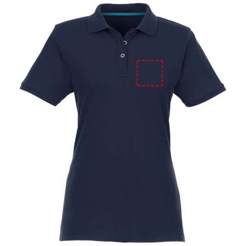 Polo bio recyclé manches courtes femme Beryl, Image 9