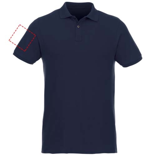 Polo bio recyclé manches courtes homme Beryl, Image 13