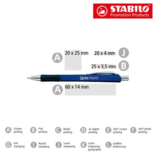 STABILO Concept Soft Rhapsody Kugelschreiber , Stabilo, blau, Kunststoff, 14,50cm x 1,60cm x 1,20cm (Länge x Höhe x Breite), Bild 4