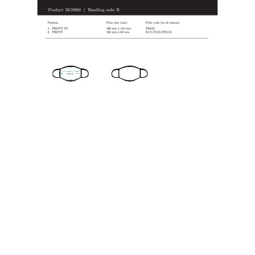 Sublicover L-XL , schwarz, Polyester, L-XL, 18,00cm x 13,00cm (Länge x Breite), Bild 2