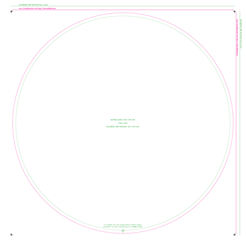 AXOPAD® bordunderlag AXONature 800, farge svart, 35 cm rund, 2 mm tykk, Bilde 3