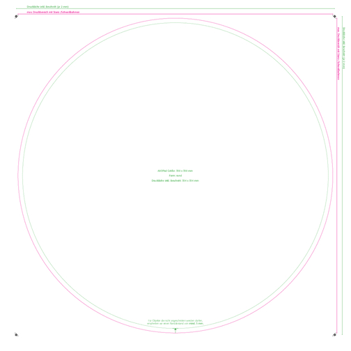 AXOPAD® Placemat AXONature 800, kolor naturalny, okragly 35 cm, grubosc 2 mm, Obraz 3