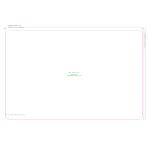 AXOPAD® dækkeserviet AXONature 800, farve sort, 50 x 33 cm rektangulær, 2 mm tyk, Billede 3