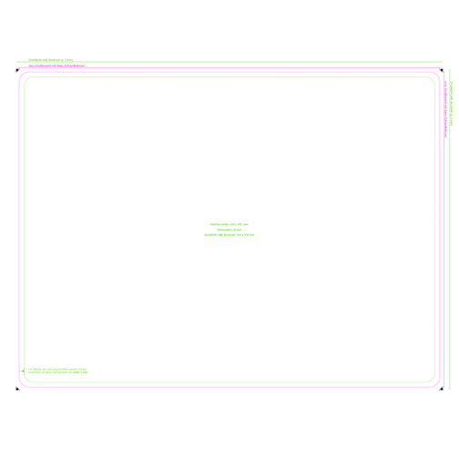 AXOPAD® dækkeserviet AXONature 800, farve sort, 44 x 30 cm rektangulær, 2 mm tyk, Billede 3