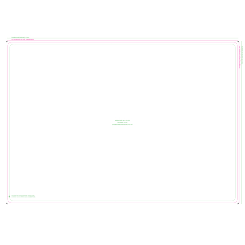 AXOPAD® skriveunderlag AXOTop 500, 60 x 42 cm rektangulært, 2,4 mm tykt, Billede 3