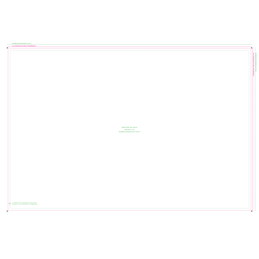 AXOPAD® Skriveunderlag AXOPlus C 500, 60 x 40 cm rektangulært, 1,1 mm tykt, Bilde 2