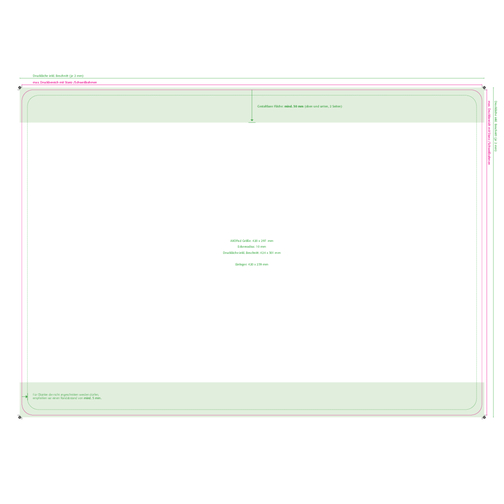 AXOPAD® Podklad na biurko AXOPhoto 510, 42 x 29,7 cm, prostokatny, grubosc 1,7 mm, Obraz 3