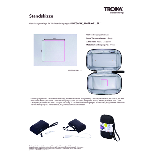 TROIKA UV-rengjøringskoffert UV-TRAVELLER, Bilde 7