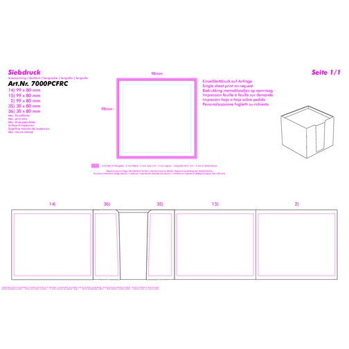Riciclato box portafoglietti, Immagine 3
