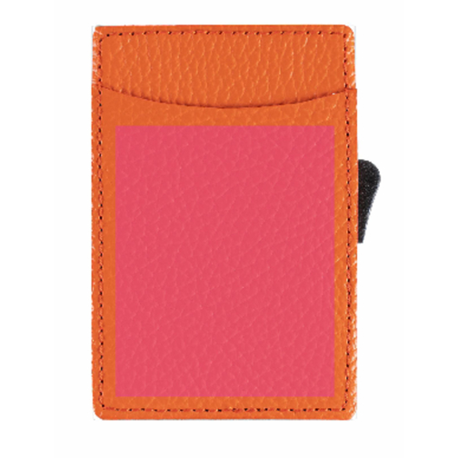 C-Secure RFID Kartenhalter , orange, Metall, 9,50cm x 1,00cm x 6,50cm (Länge x Höhe x Breite), Bild 3
