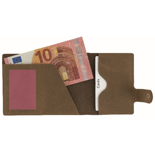 C-Secure RFID Börse , braun, Donato Rindleder, 10,00cm x 6,50cm (Länge x Breite), Bild 3