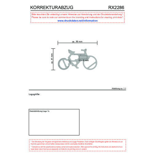 ROMINOX ® Key Tool Rower / Bike (19 funkcji), Obraz 18